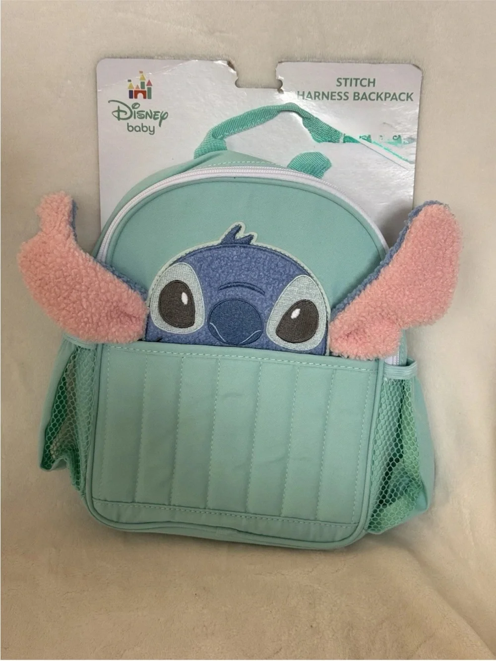 Disney Baby Stitch Toddler Insulated Harness Backpack, Removable Tether Strap